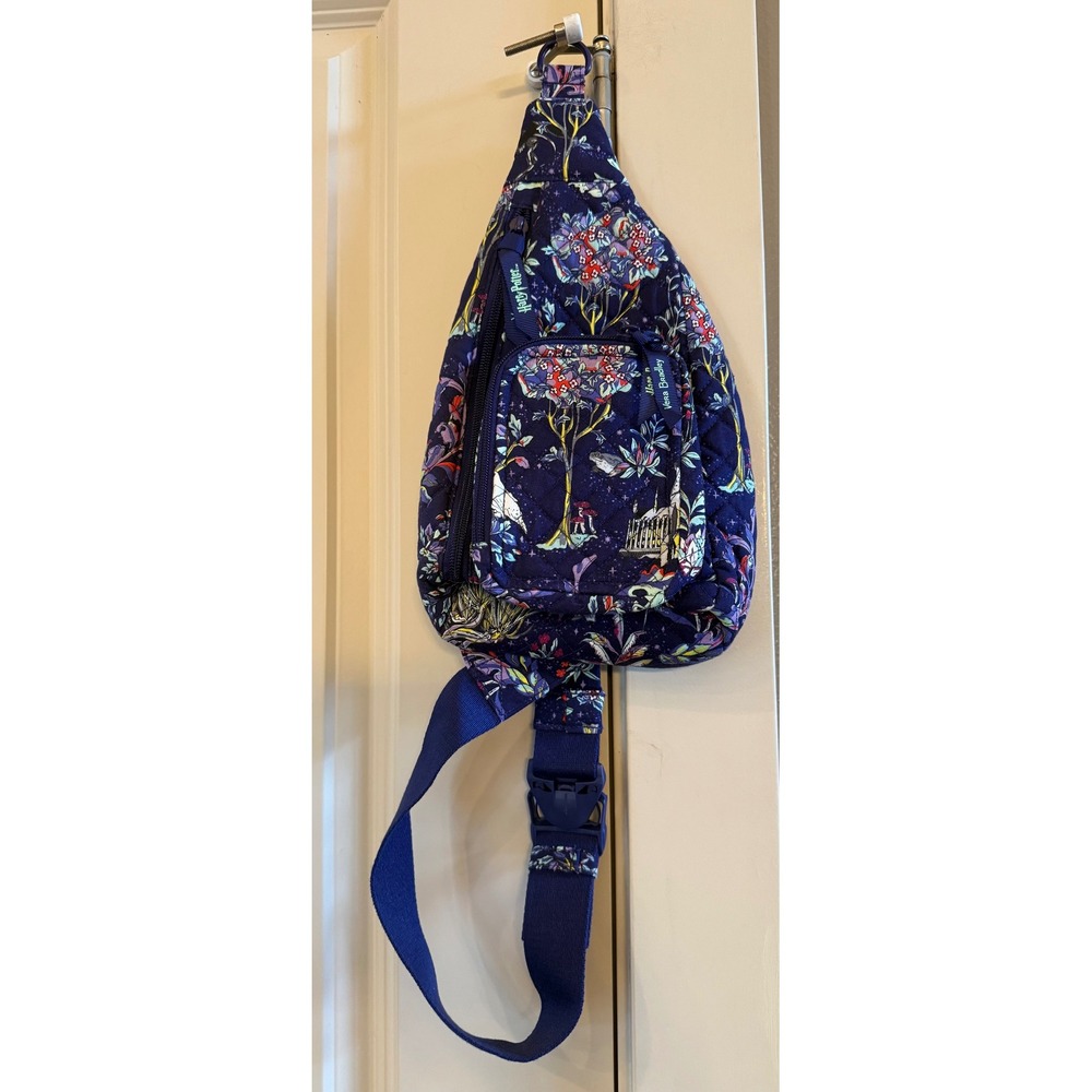 Vera Bradley Harry Potter Forbidden Forest Mini Sling Backpack Quilt Cotton Bag - Picture 9 of 9